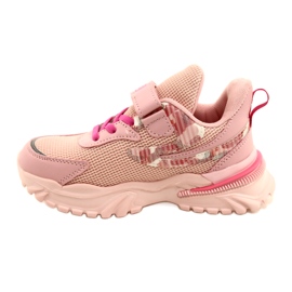 Scarpe sportive con velcro NEWS 22DZ32-4931 Rosa 1