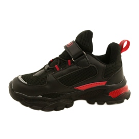Sports Boys Boys 'Velcro News 22DZ32-4932 Czarne-Czerwone nero 1