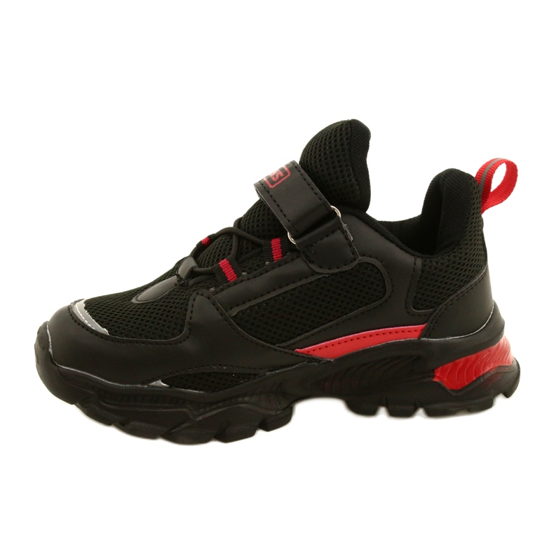 Sports Boys Boys 'Velcro News 22DZ32-4932 Czarne-Czerwone nero 1