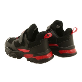 Sports Boys Boys 'Velcro News 22DZ32-4932 Czarne-Czerwone nero 5