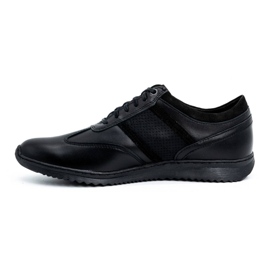 Polbut Scarpe casual da uomo in pelle 2117P nere nero 1