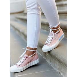 Sneakers Basse da Donna Big Star JJ274385 Rosa 2