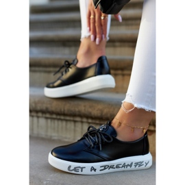 S.Barski Sneakers Da Donna In Pelle Con Decorazione Carrey Nera nero 1
