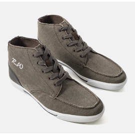 Sneaker Perez marrone alla caviglia beige 1