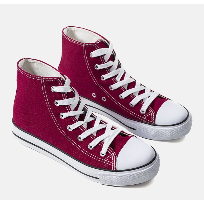 Sneakers bordeaux alla caviglia di Bagwell rosso 1