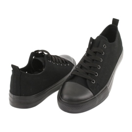 Sneakers da uomo di colore nero American Club LH16 / 22 3