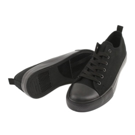 Sneakers da uomo di colore nero American Club LH16 / 22 4