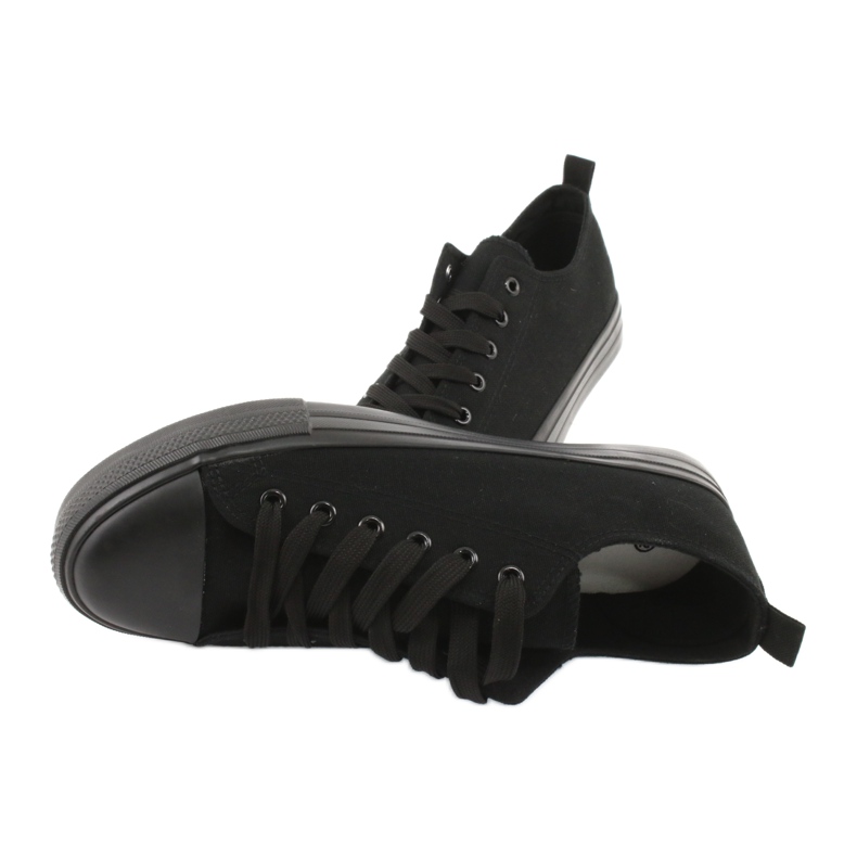 Sneakers da uomo di colore nero American Club LH16 / 22 5