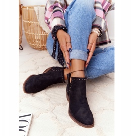 PS1 Stivali neri Clever traforati con intagli nero 3