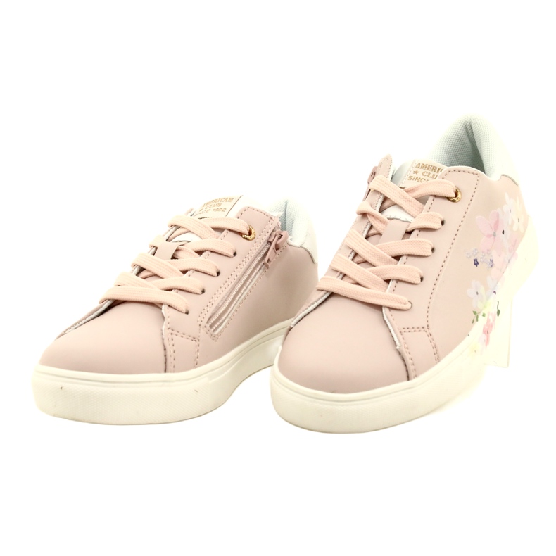Scarpe da ginnastica rosa American Club ES91 2