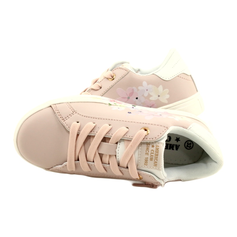 Scarpe da ginnastica rosa American Club ES91 5