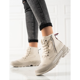 Sabatina Scarpe Da Ginnastica Con Cerniera beige 2