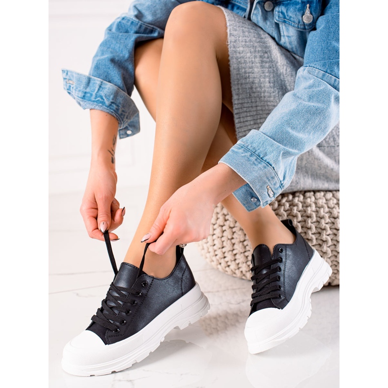 TRENDI Scarpe da ginnastica nere casual nero 1