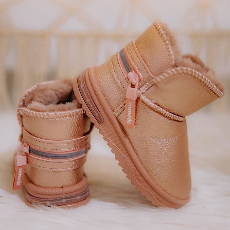 PA1 Stivali da neve per bambini Pink Frosty rosa rosa 2