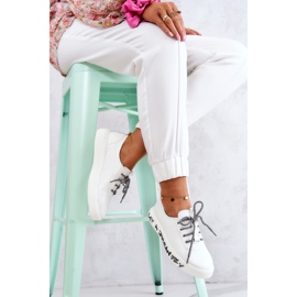 S.Barski Sneakers In Pelle Da Donna Sulla Piattaforma Bianche Marien bianca 6