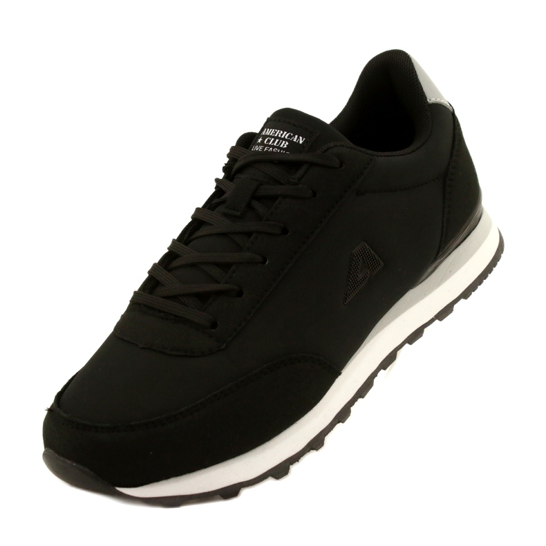 Scarpe sportive da donna su suola in EVA American Club HA38 nero 4