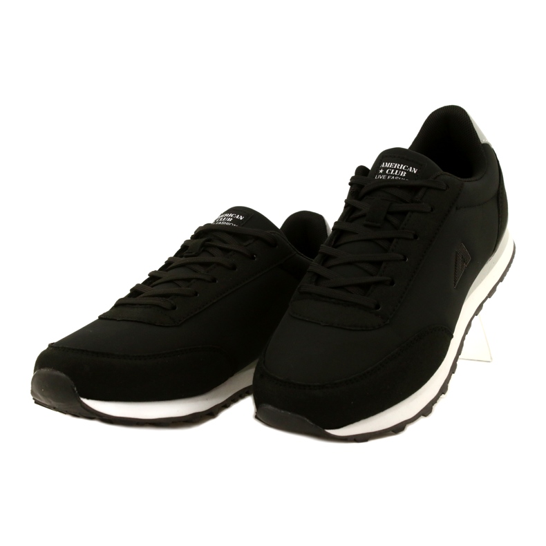Scarpe sportive da donna su suola in EVA American Club HA38 nero 2