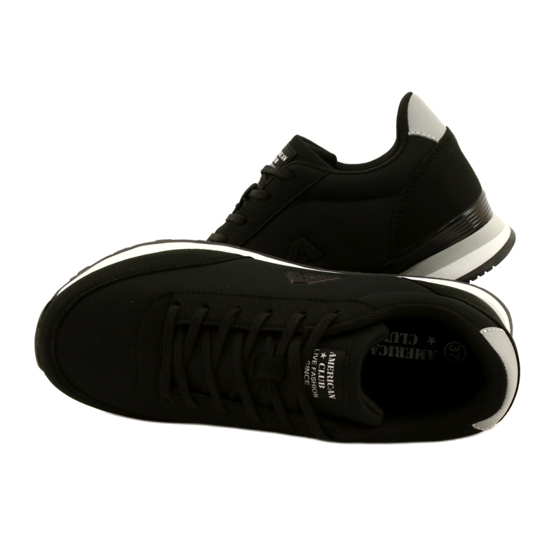 Scarpe sportive da donna su suola in EVA American Club HA38 nero 5