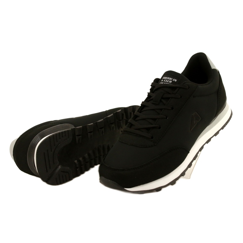 Scarpe sportive da donna su suola in EVA American Club HA38 nero 3