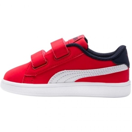 Puma Smash v2 Buck V Ps High Risk R Jr 365183 07 rosso blu navy 1