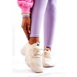 PS1 Scarpe Sportive Sneakers Tessuto Nolene beige chiaro 2