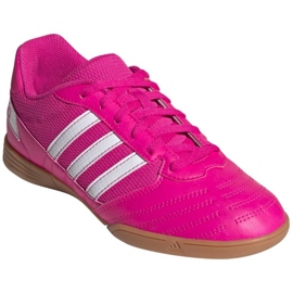 Scarpe da calcio Adidas Super Sala Jr G55911 rose e viola 3