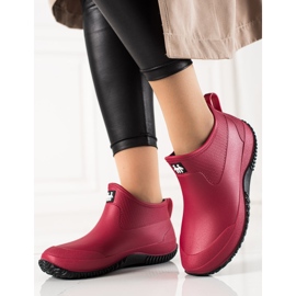 TRENDI Galosce rosse basse rosso 2