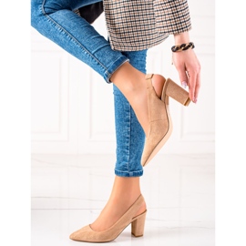 Evento Décolleté Con Tacco Scoperto beige 1