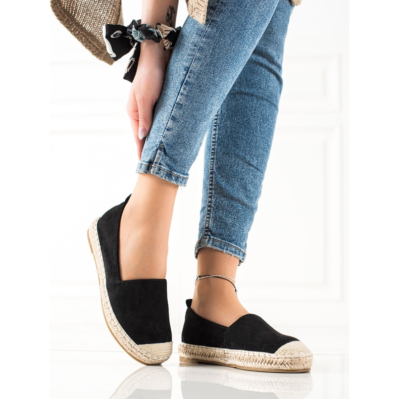 Bestelle Espadrillas in camoscio nero 2
