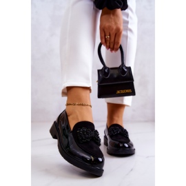 S.Barski Mocassini Eleganti Laccati Neri Belize nero 1