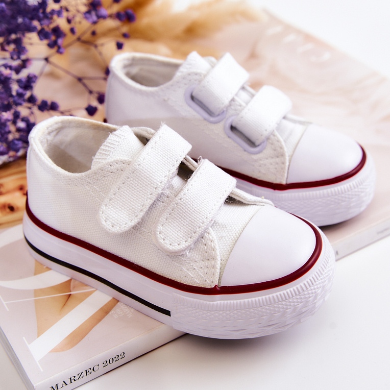 Sneakers Per Bambini Con Velcro Bernie Bianco bianca 2