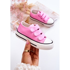 Sneakers Per Bambini Con Velcro Rosa Bernie 2
