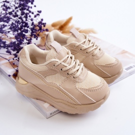 FR1 Scarpe sportive per bambini Sneakers Beige Kizzie 2