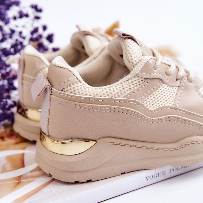 FR1 Scarpe sportive per bambini Sneakers Beige Kizzie 1