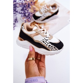 FR1 Scarpe Sportive per Bambini Sneakers Bianche e Nere Kizzie bianca 1