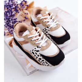 FR1 Scarpe Sportive per Bambini Sneakers Bianche e Nere Kizzie bianco 2