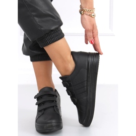 Sneakers Saanvi Negro con velcro nero 1