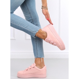 Sneakers Saanvi Rosa con velcro 1