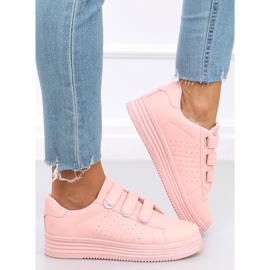 Sneakers Saanvi Rosa con velcro 2