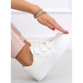 Sneakers Saanvi Blanco con velcro bianco 1