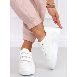 Sneakers Saanvi Blanco con velcro bianco 2