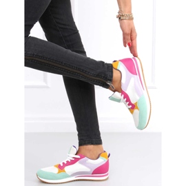 Scarpe sportive da donna Pokki Fushia rosa multicolore 1