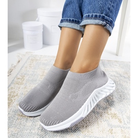Sneakers sportive Chass grigie grigio 1