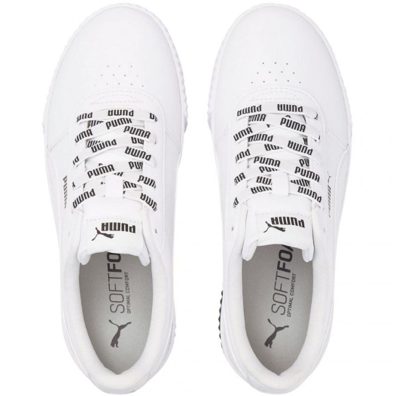 Puma Carina Logomania W 383906 01 bianca 1