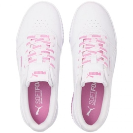 Puma Carina Logomania W 383906 02 bianca rosa 1