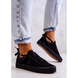Sneakers Basse da Donna Big Star JJ274563 Nere nero 2