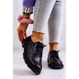 S.Barski Scarpe Oxford classiche da donna nere Colton nero 1