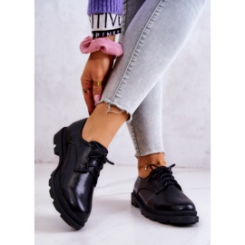 S.Barski Scarpe Oxford classiche da donna nere Colton nero 2