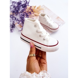 Sneakers Alte da Bambino Bianche Marney bianca 1