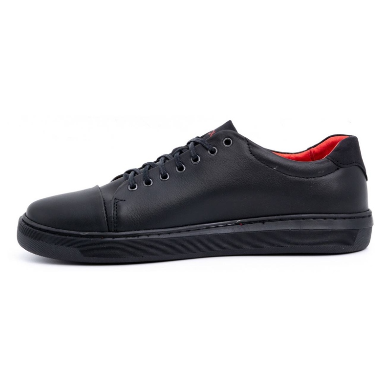Polbut Scarpe da uomo in pelle 2109 nere nero 1